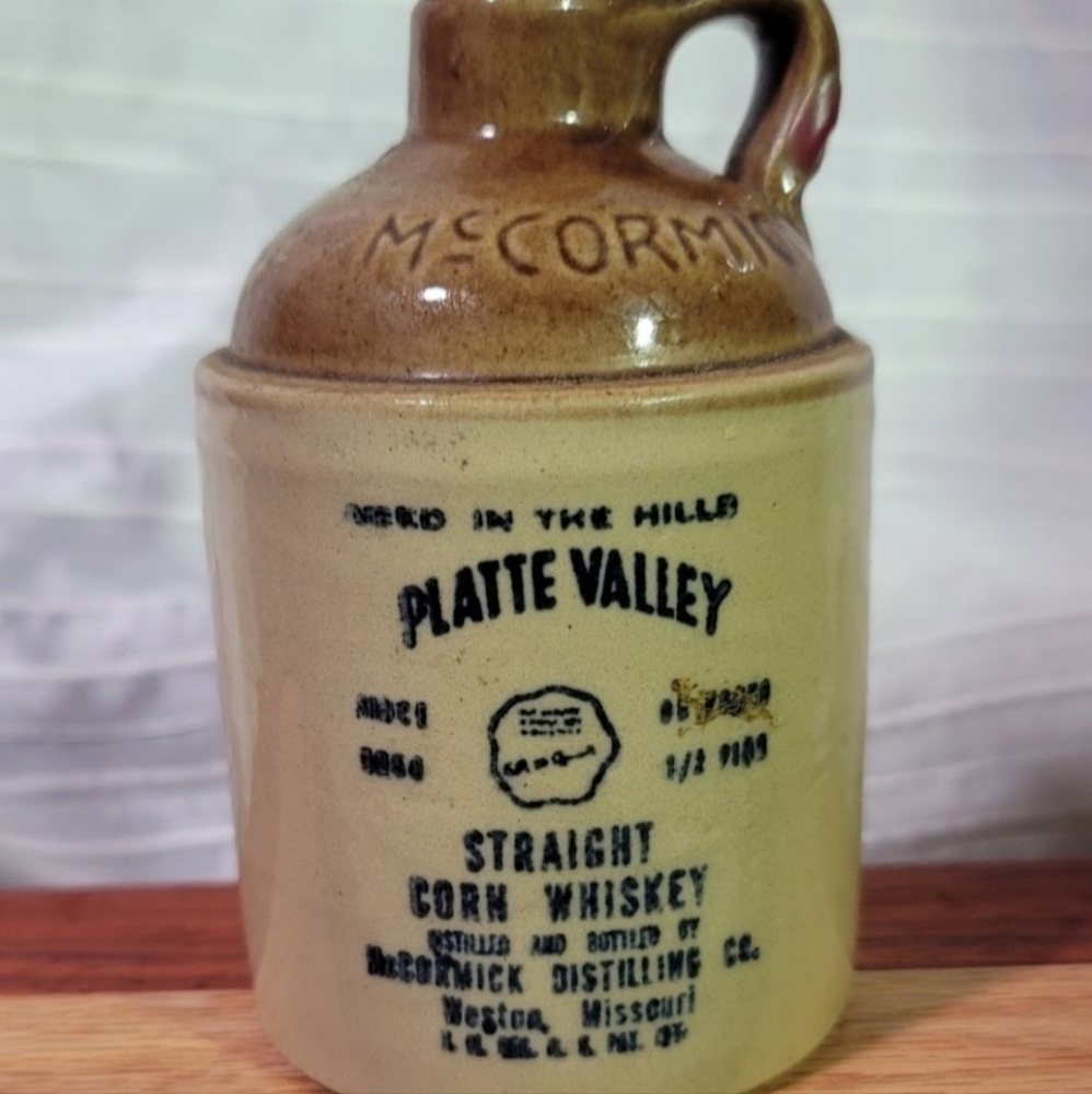 McCormick 7 inch Platte Valley Stoneware Jug Made in USA